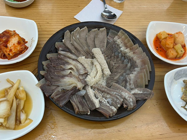 영천시 산성식당 수육