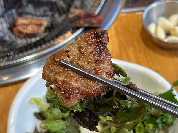 영천시 이가정숯불갈비 숯불구이