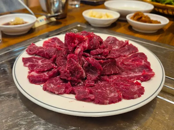 황주식당 생고기