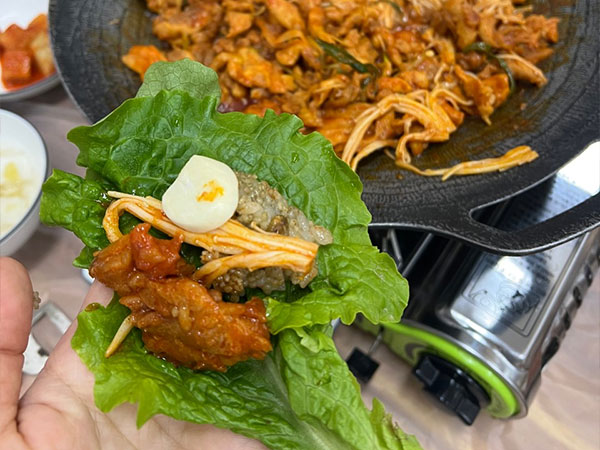 장수통닭 주물럭