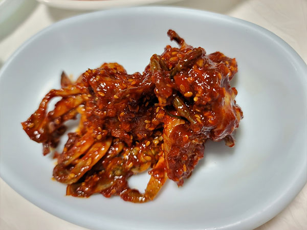 대지회관 밑반찬