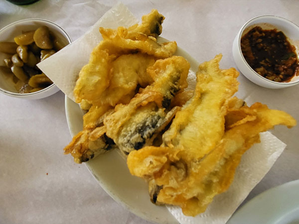 청수산장 은어튀김