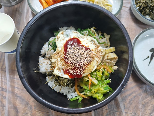 지리산식당 산채돌솥비빔밥