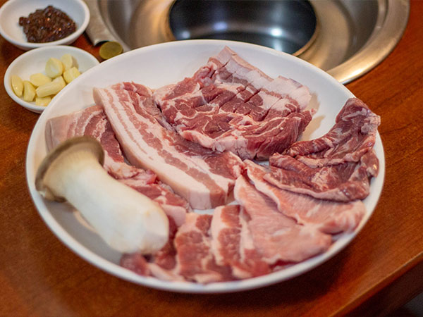 삼수정식당 흑암돼지모둠