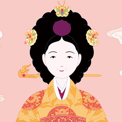 경국사: 정희왕후를 맞이하는 경국사 주지스님